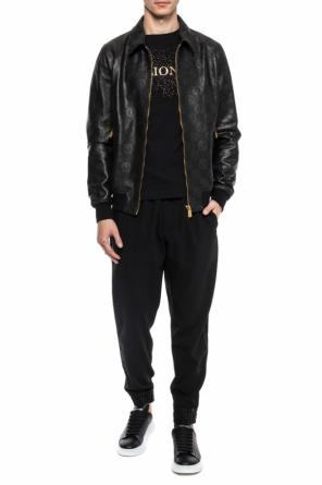 Logo-patterned bomber jacket, zdjęcie 2 Logo-patterned bomber jacket od Billionaire